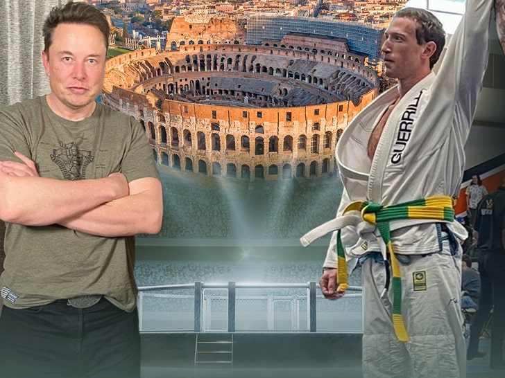 MARK ZUCKERBERG And ELON MUSK Fight Like True Gladiators … At The Colosseum!!!